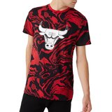 New Era Chicago Bulls Oil Slick Print majica | Shoptok.si