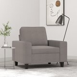  Fotelja smeđesiva 60 cm od tkanine | shoptok.hr