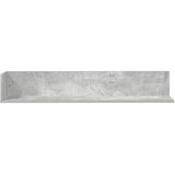  Zidne police 2 kom Beton siva 100x16,5x16,5cm Konstruirano drvo | Eponuda.ba