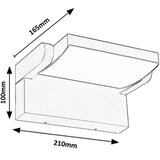  Brilagi - LED spoljašnje zidno svetlo ANKLE LED/18W/230V 3000K IP65 | Eponuda.com