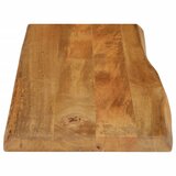 Stolna ploča 100x40x3,8cm od masivnog drva manga sa živim rubom | shoptok.hr
