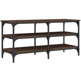 vidaXL Klop za čevlje rjavi hrast 100x38,5x49 cm inženirski les | Shoptok.si