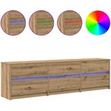 TV Jedinice Zidne 2 pcs Umjetnički hrast 180 x 34 x 50 cm | Eponuda.com