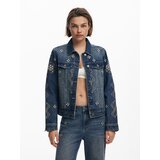 Desigual Prehodna jakna 'by Mr. Christian Lacroix' modra | Shoptok.si