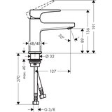 Hansgrohe Metropol 100 Matt White Air Power EcoSmart baterija (slavina) za umivaonik sa odlivnim ventilom sifona push-open metalnim 32500700 Cene