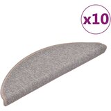  Preproge za stopnice 10 kosov 56x17x3 cm svetlo rjave, (20980920) | Shoptok.si