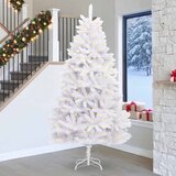  Umjetno božićno drvce Bijelo 270 cm PVC i metal | shoptok.hr