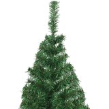 vidaXL Umjetno božićno drvce Zelena 180 cm PVC i Čelik i Plastika | shoptok.hr