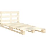 Maison Chic Posteljni okvir - Dvoposteljna postelja - Zakonska postelja iz palet trdna borovina 120x200 cm, (21692494) Cene