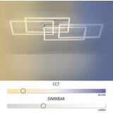 LEUCHTEN DIREKT 14151-55 - LED prigušiva svetiljka IVEN 4xLED/12W/230V + daljinski upravljač | Eponuda.com