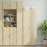 vidaXL Ozka omara za shranjevanje sonoma hrast 30x42,5x225 cm inž. les Cene