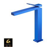 Kranig Kraanwerk Mešalna armatura za vodnjak in umivalnik | NOVO Quinn | Visok in nizek model | Bela črna zlata modra | Minimalizem, (21732000) | Shoptok.si