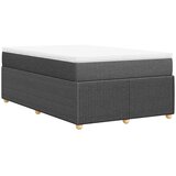 Krevet s oprugama i madracem tamnosivi 120 x 200 cm od tkanine | shoptok.hr