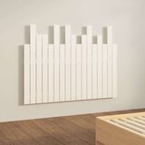  Stensko posteljno vzglavje belo 108x3x80 cm trdna borovina, (20738269) | Shoptok.si