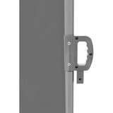  LUARO kutna bočna tenda za terasu, uvlačiva 180 x 620 cm, siva | shoptok.hr