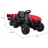 Traktor na akumulator s prikolicom Titanium - crveni | shoptok.hr
