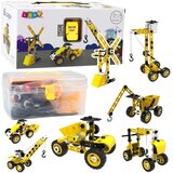  Set građevinskih blokova Građevinski strojevi 8 u 1 100 komada | shoptok.hr