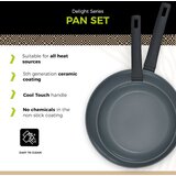 BE Living 2 -delni set ponev BE Living - Delight black (24-28 cm) | Shoptok.si