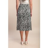 Fenzy Midi Suknja S Printom, Crno-Bijela | shoptok.hr