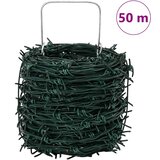  Bodljikava žica Zelena 50 m Čelik vruće galvaniziran | shoptok.hr