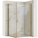 Rea Hugo Tuš kabina 100x90 pozlačena brušena | Shoptok.si