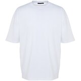 Trendyol Muška majica Tmnss23Ts00236, Bela Cene