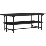  Stolić za kavu crni 100 x 50 x 40 cm konstruirano drvo | Eponuda.com