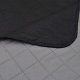  Dvostrani prošiveni Prekrivač Crni/Sivi 170 x 210 cm | shoptok.hr