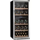 Klarstein Vinamour 66 Duo, vinska vitrina, 2 coni, 204 l / 79 steklenic, 5-18 °C, upravljanje na dotik
