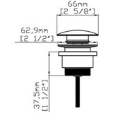  Gornji dio sifona G9803-B crni | shoptok.hr
