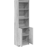 vidaXL Visoka komoda siva sonome 50x35x180 cm od konstruiranog drva | shoptok.hr