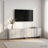  TV stalak 140 x 34,5 x 40 cm Betonska siva Konstruirano drvo | shoptok.hr