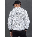 DStreet Bluza męska rozpinana z kapturem biała | Shoptok.si