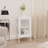 vidaXL komoda 38 x 35 x 70 cm od metala i stakla | shoptok.hr