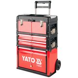Yato Škatla za orodje s 3 predali na kolesih 52x32x72 cm | Shoptok.si
