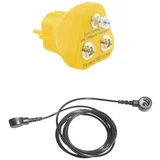 ESD kabel za uzemljenje žuta, crna