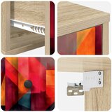  Wall-mounted noćni ormarić HEESCH Hrast sonoma 36 x 33 x 25 cm | shoptok.hr