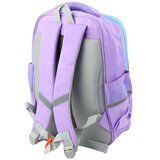 Školski ruksak s našivcima i remenom za prsa, ljubičasti, 16L | shoptok.hr
