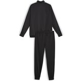 Puma Športna trenirka svetlo siva / črna / bela | Shoptok.si