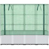 vidaXL Povišena gredica s pokrovom za staklenik 160 x 40 x 153 cm | shoptok.hr