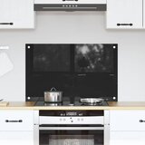 vidaXL kuhinjski zaštita crna 80 x 50 x 0.8 cm Cijene