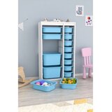 Hanah home višenamenske police montana xs 2D4N8U white blue v2 | ePonuda.com