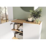 Germania Bijeli ormarić za cipele u dekoru hrasta 74x105x33 cm Alviano – | shoptok.hr