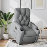 Maison Chic Električni naslanjač - Relax naslanjač s funkcijo vstajanja svetlo siv, (22062240) | Shoptok.si