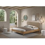 Vipack Zakonska postelja iz masivnega hrasta brez letvenega dna 180x200 cm v naravni barvi Olive Spindle – | Shoptok.si