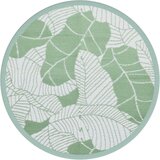 vidaXL Vanjski tepih zeleni Ø 120 cm PP | shoptok.hr