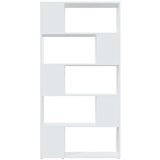 vidaXL ormarić za knjige / sobna pregrada bijeli 80x24x155 cm iverica | shoptok.hr