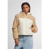 Urban Classics Women's jacket Sherpa Crinkle Nylon Mix beige/cream | Shoptok.si