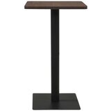 vidaXL Bistro miza temno pepelnata 60x60x107 cm | Shoptok.si