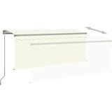 Tenda na ručno uvlačenje s roletom 3 x 2,5 m krem | shoptok.hr